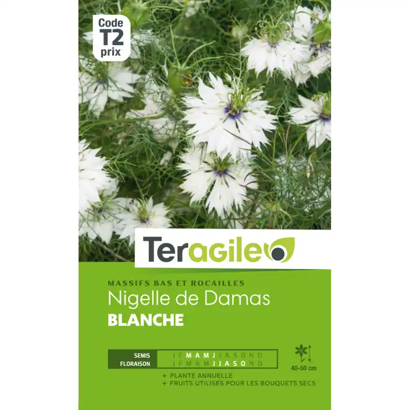 Soldes Nigelle de damas blanche 5,00 g