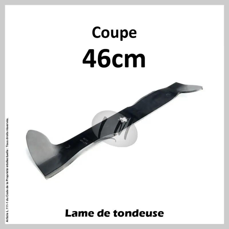 Super Prix Lame tondeuse Coupe 46 cm AYP, BERNARD, HUSQVARNA, JOHN DEERE