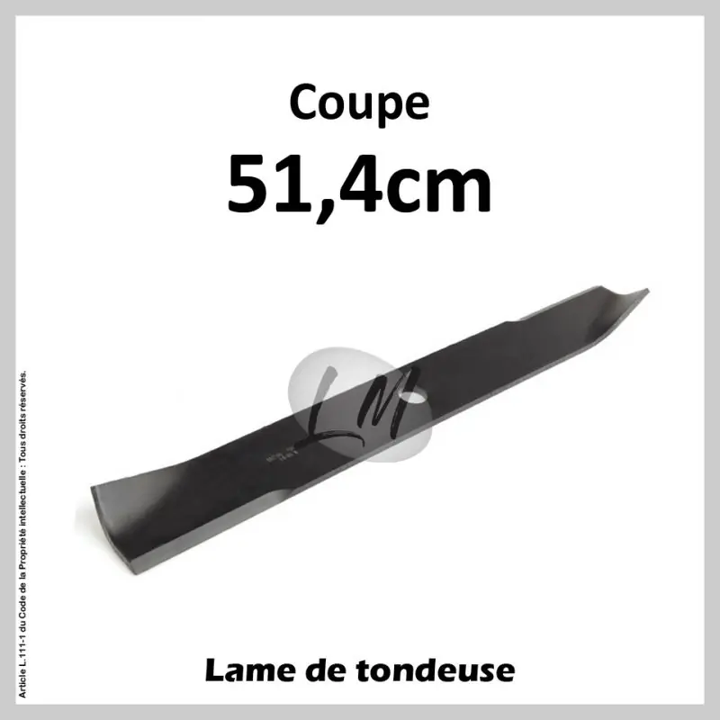 Usine Directe Lame tondeuse Coupe 51,4 cm ISEKI