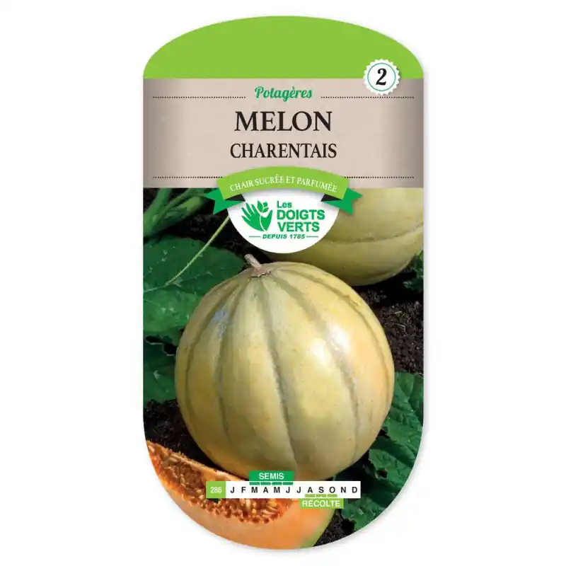 Produit De Marque Melon charentais – sachet de graines 3g – les doigts verts