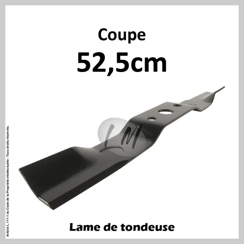 Super Prix Lame tondeuse Coupe 52,5 cm KUBOTA