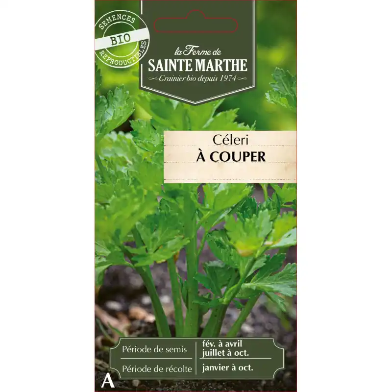 Offre Du Jour Céleri à couper bio – fraîcheur de la ferme sainte marthe – graines à semer