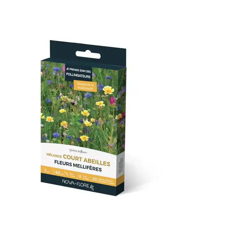 Marque Mélange Court Abeilles 3m² – Solution Écologique pour Jardins Pollinisateurs
