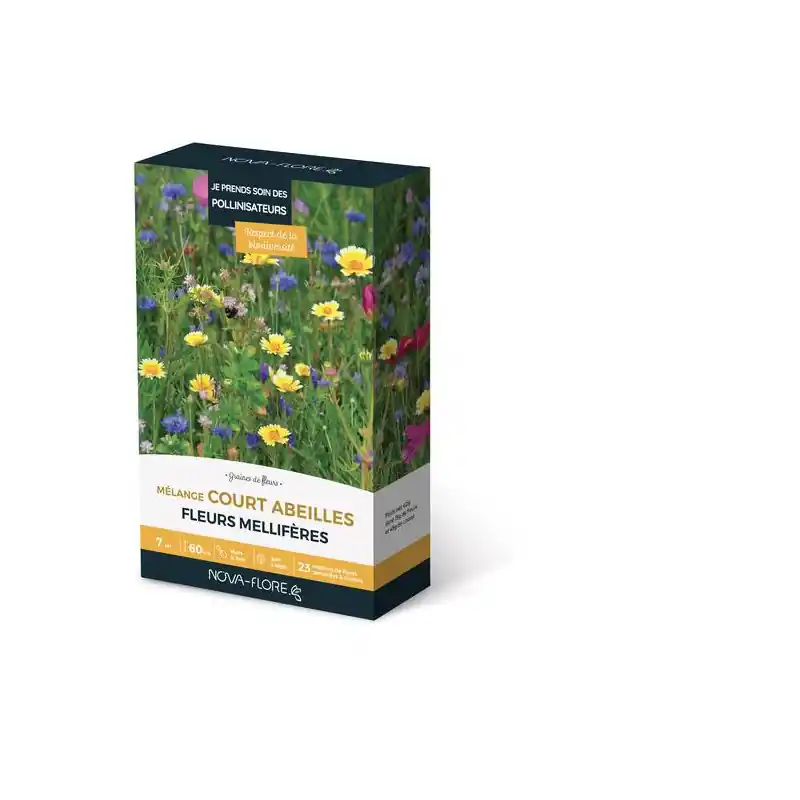 Pas Cher Mélange Court Abeilles 7m² - Fertilité Durable et Écologique pour votre Jardin