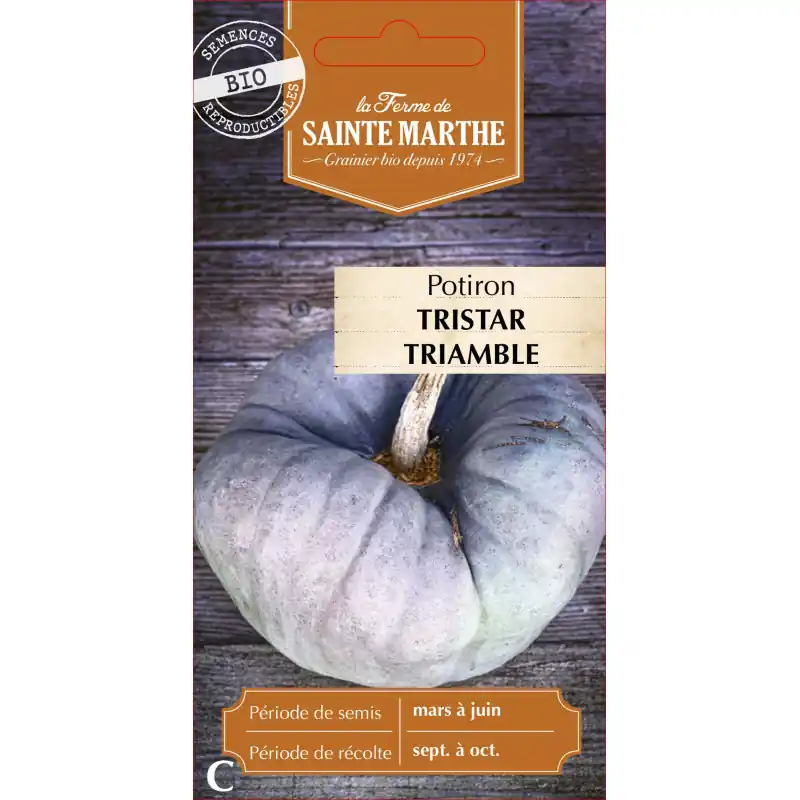 Commander Vite Potiron tristar triamble bio de sainte marthe pour recettes savoureuses – graines à semer