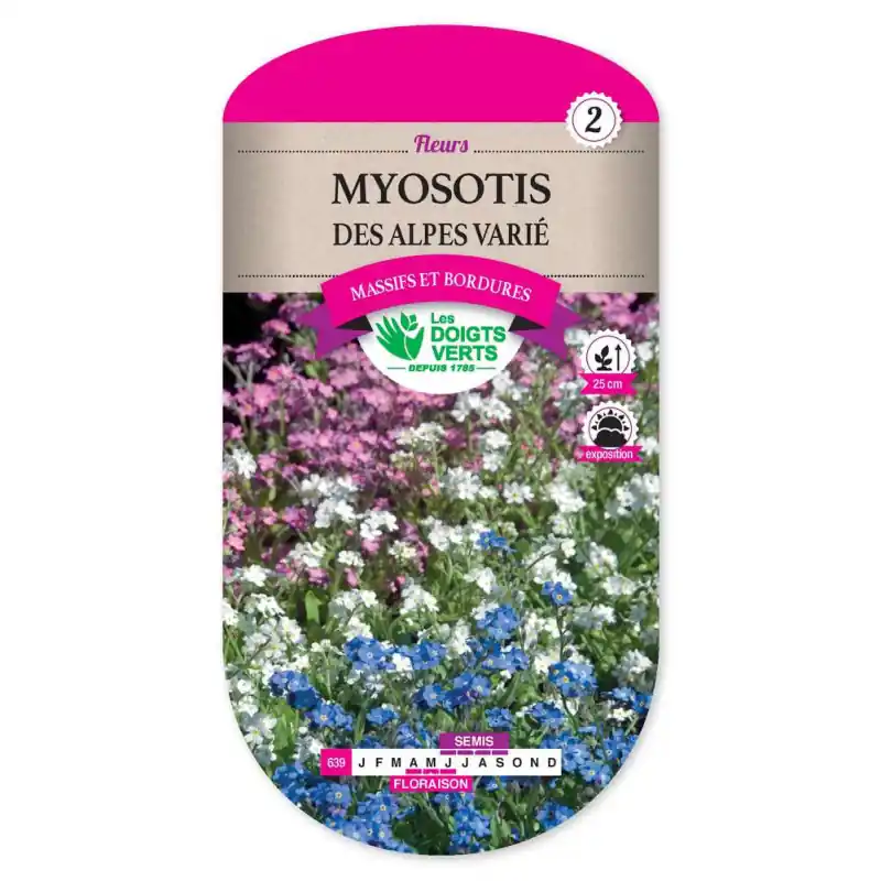 Affaire À Saisir Myosotis des alpes varie – sachet de graines 1g – les doigts verts