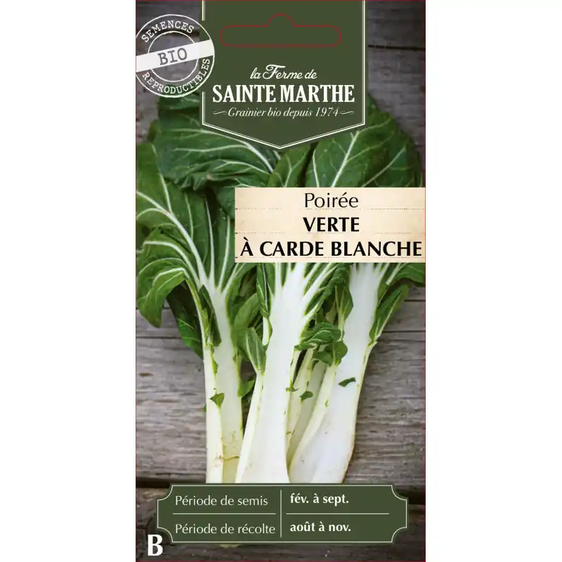 Affaire À Saisir Poireau vert bio à carde blanche – sainte marth, légumes frais et savoureux – graines à semer