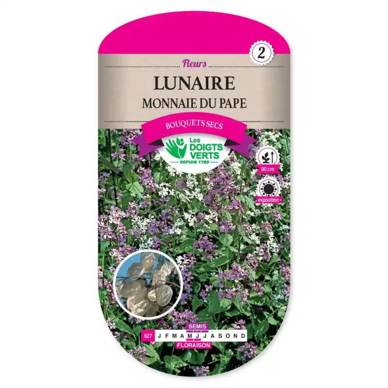 Dernière Chance Lunaire monnaie du pape – sachet de graines 2g – les doigts verts