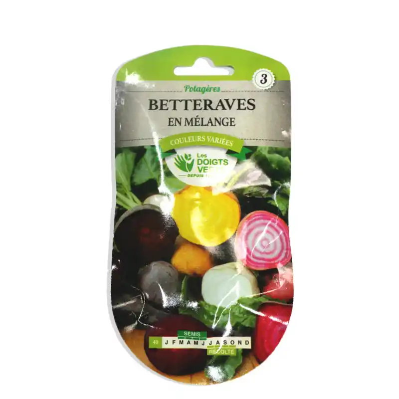 Betteraves en mélange – sachet de graines 6g – les doigts verts Certifié