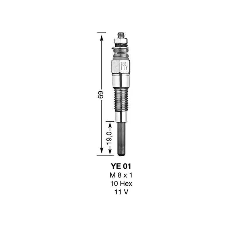 Bougie de préchauffage NGK YE01 Acheter En Ligne