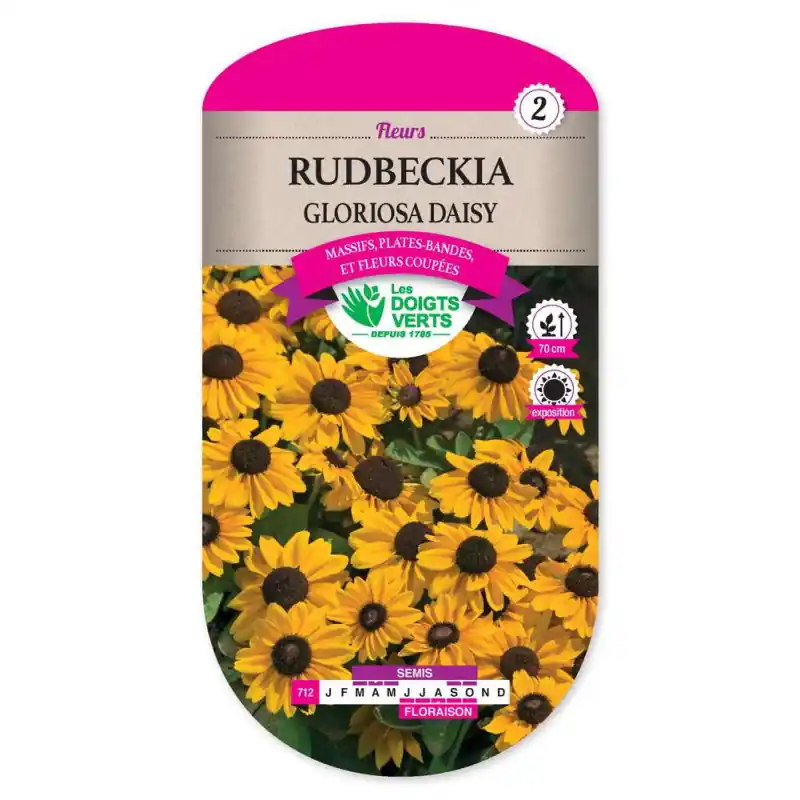 Commande En Gros Rudbeckia varie – sachet de graines 1g – les doigts verts
