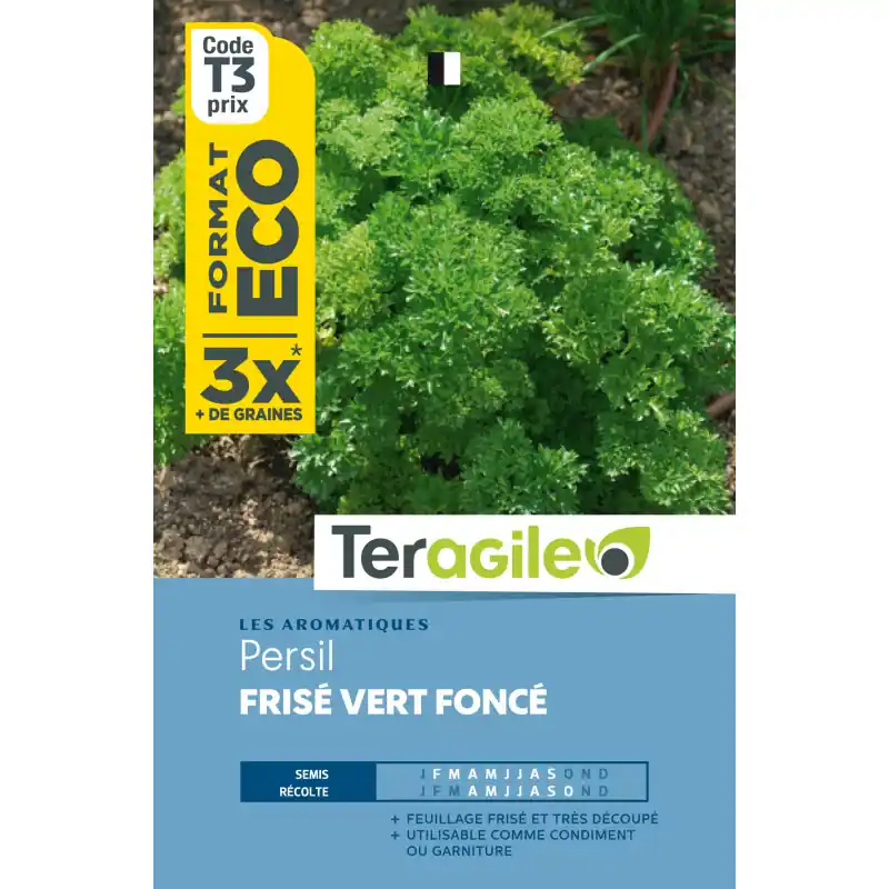 Seulement Aujourd&rsquo;hui Persil frise vert fonce t3 teragile