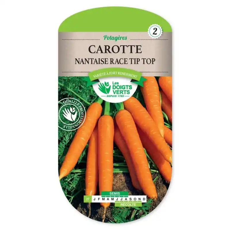Meilleur Prix Carotte nantaise amel.3 tip top – graines 8g – les doigts verts