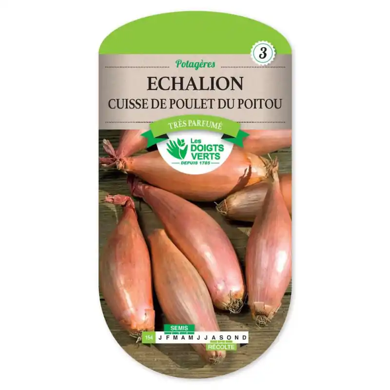 Echalion cuisse de poulet poitou – graines 2g – les doigts verts Meilleur Prix