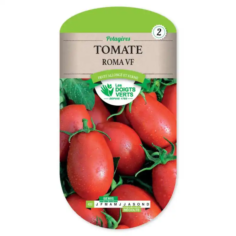 Super Prix Tomate roma – sachet de graines 2g – les doigts verts