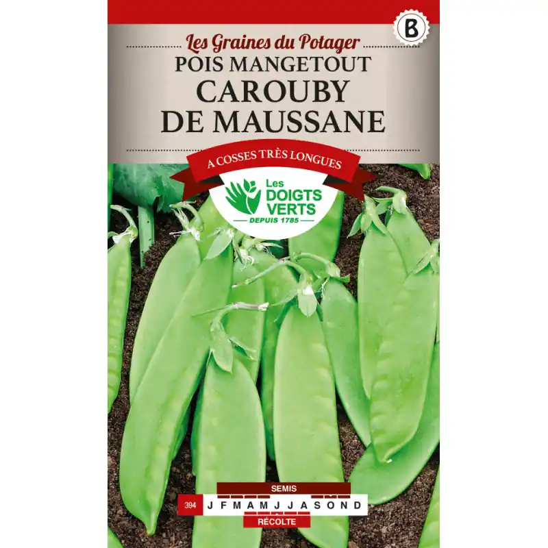 Quantité Limitée Pois mgt carouby de mausanne – graines 200g – les doigts verts