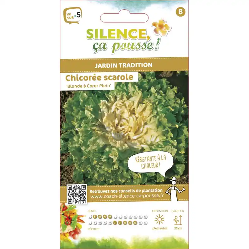 Bon Plan /Chicoree Scarole Blonde À Cœur Plein – Sachet D
