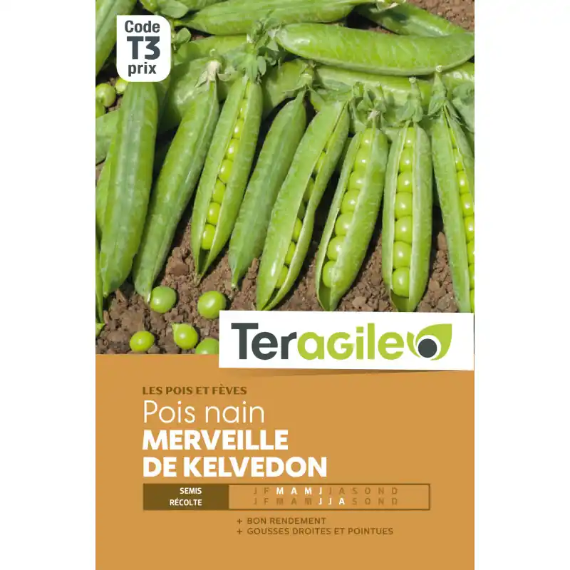 Pois nn ecos, merv, kelvedon 220g t3 ter Réduction