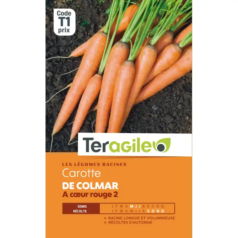 Carotte de colmar a coeur rouge 2 6,00 g Offre Du Jour