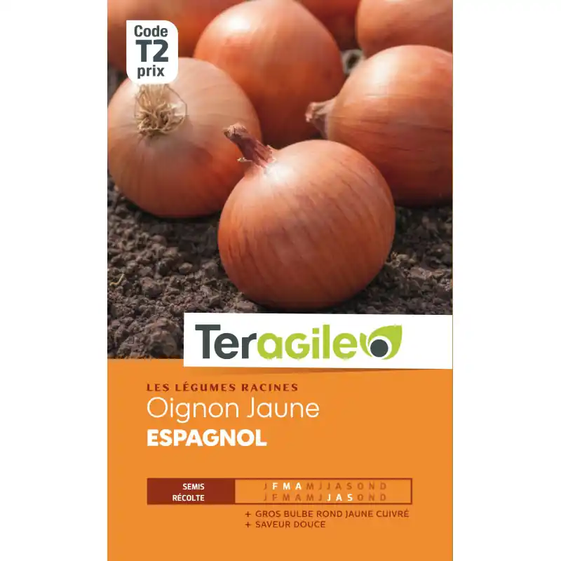 Retour Gratuit Oignon jaune espagnol t2 teragile