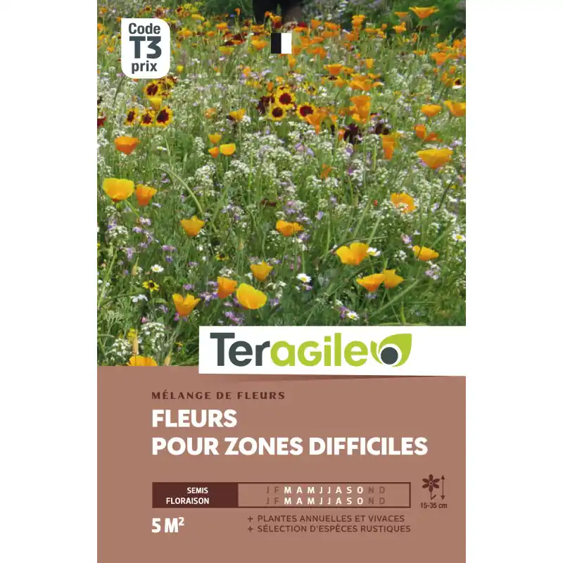 Meilleure Vente Fleurs pour zones difficiles en melange 10,00 g