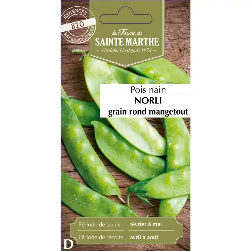 Must-Have Pois nain mangetout norli bio de sainte marthe pour un jardin sain et productif – graines à semer