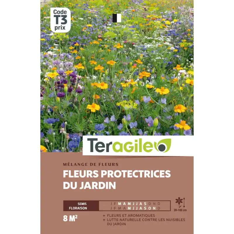 Expédié Aujourd&rsquo;hui Melange de fleurs protectrices du jardin 15,00 g