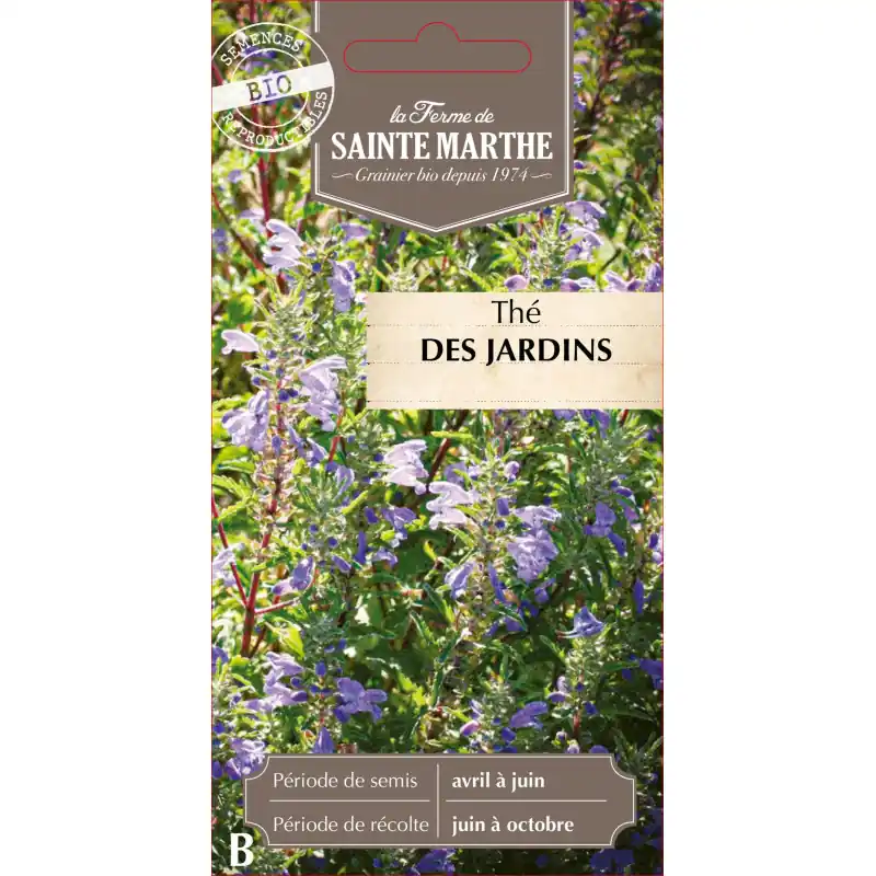 Meilleur Prix Thé des jardins bio – saveurs authentiques de la ferme sainte marthe – graines à semer