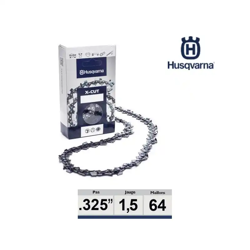 Chaîne tronçonneuse Husqvarna 325 058 64 dents - 585639564 Achetez Aujourd'hui