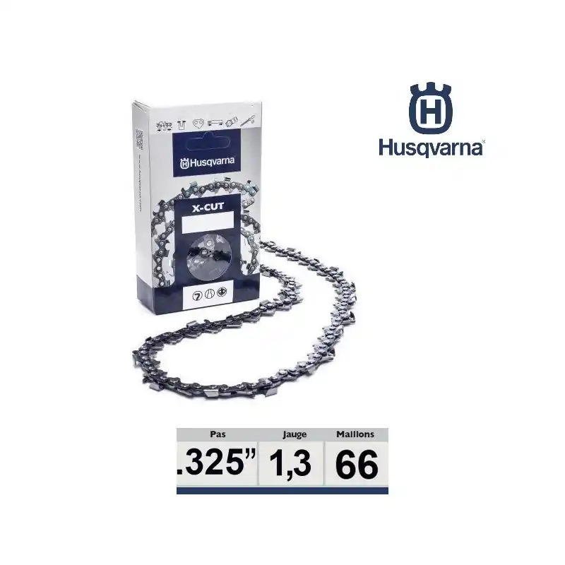 Chaîne tronçonneuse Husqvarna 325 050 66 dents – 581643166 Populaire