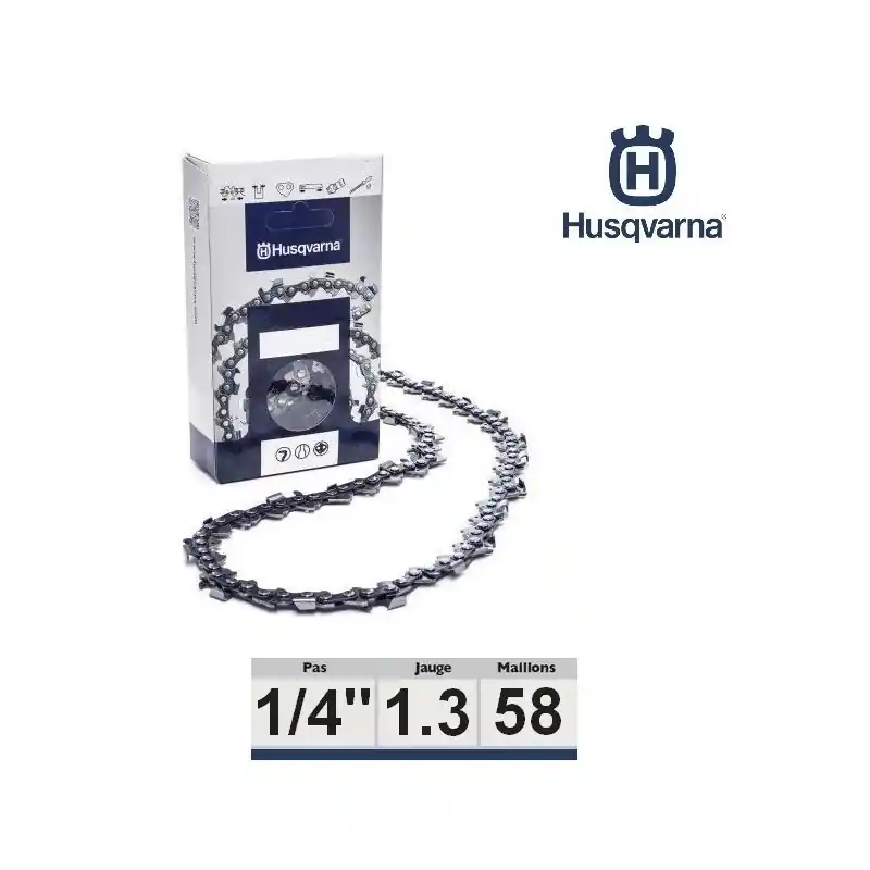 Prix Réduit Chaîne tronçonneuse Husqvarna 1/4&Prime; 050 58 dents