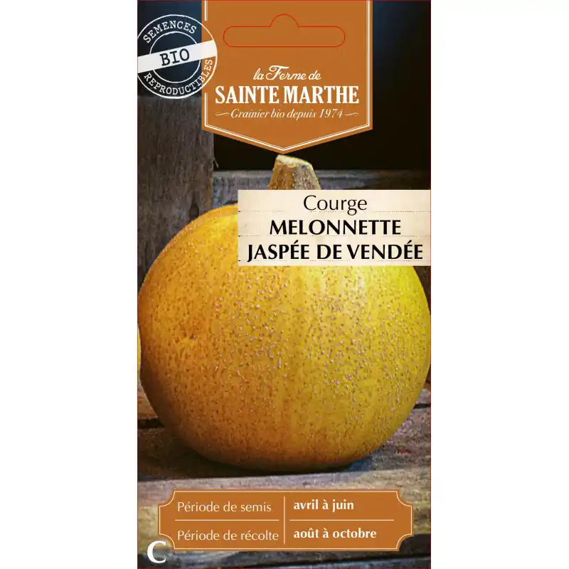 Offre Du Jour Courgette melon jaspee de vendée bio – légumes frais et savoureux – graines à semer