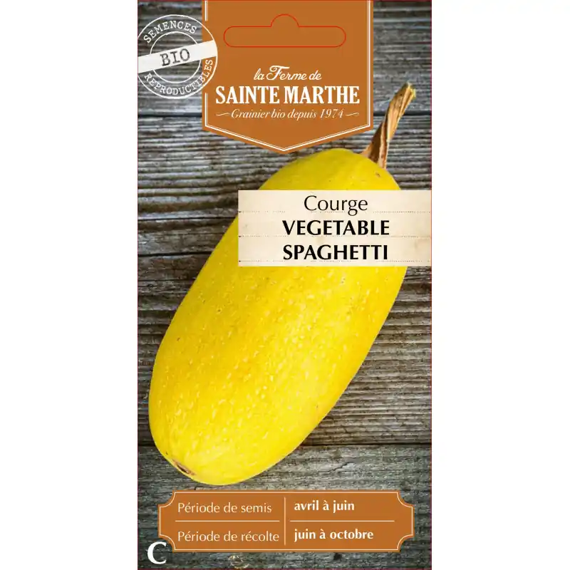 Courgette spaghetti bio sainte marth – pâtes végétales saines et délicieuses – graines à semer Meilleur Choix