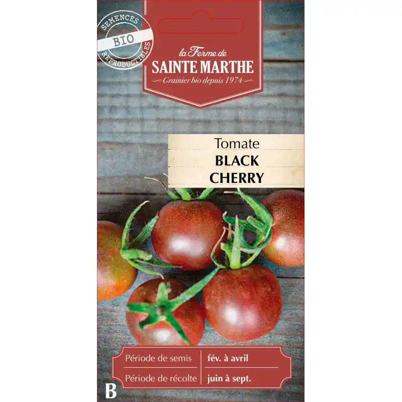 Super Prix Tomate black cherry bio de la ferme sainte marthe, saveur exceptionnelle et qualité garantie – graines à semer