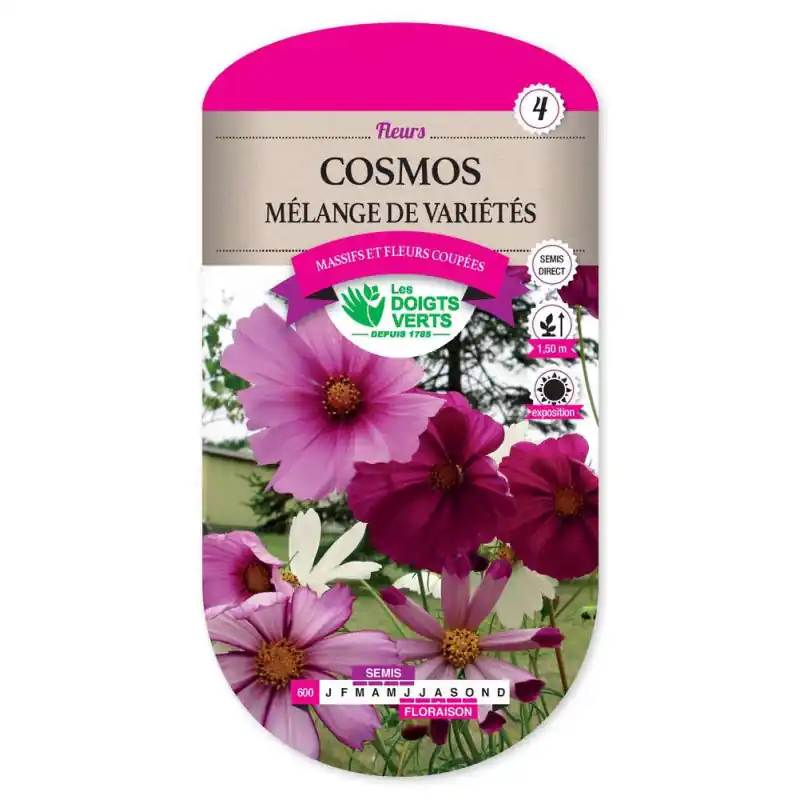 Offre Spéciale Cosmos melange de varietes - graines 10g - les doigts verts