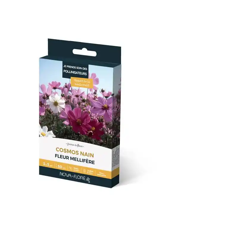 COSMOS NAIN 3M2 – Graines pour jachère Populaire
