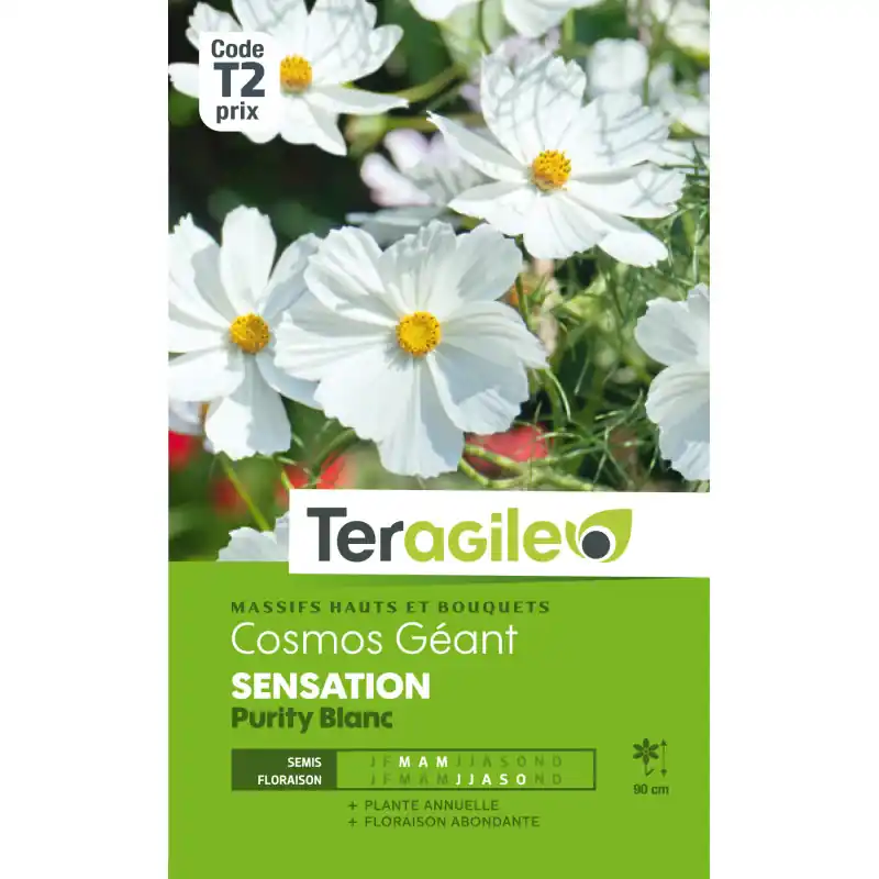 Cosmos geant sensation purity blanc 1,50 g Satisfait Ou Remboursé