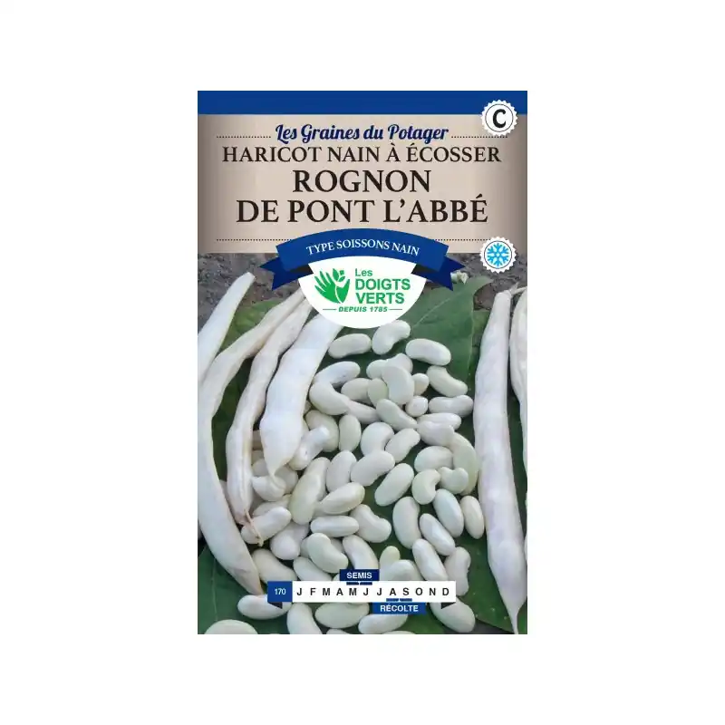 Acheter Direct Haricot nain rognon pont l‘abbe – graines 250g – les doigts verts
