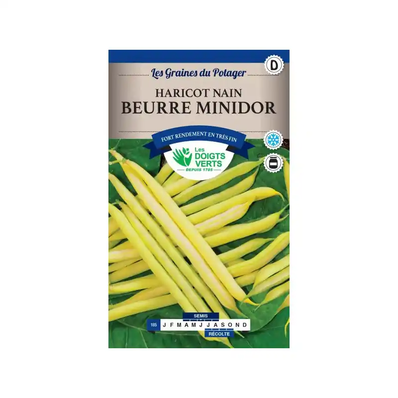 Prix Promo Haricot nain minidor – sachet de graines 220g – les doigts verts