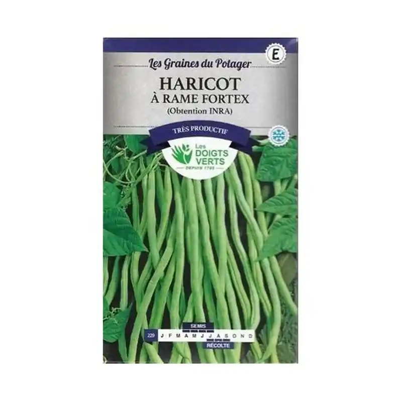 Haricot à rames fortex ( i.n.r.a) – graines 35g – les doigts verts Affaire À Saisir