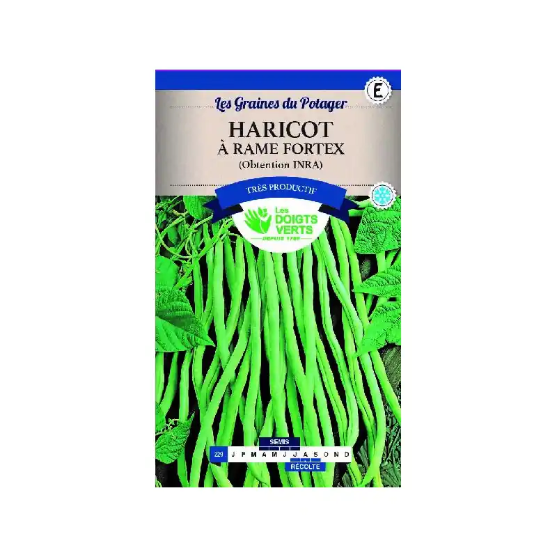 Meilleur Prix Haricot rame fortex – sachet de graines 100g – les doigts verts