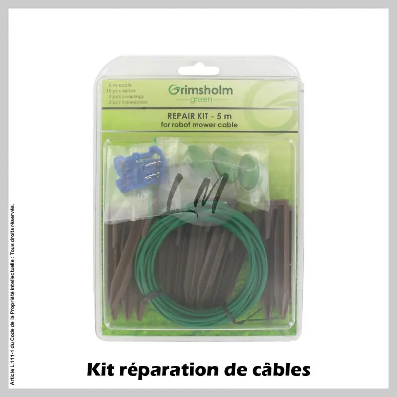 Bon Marché Kit de réparation de câbles pour robot tondeuse – 5 mètres