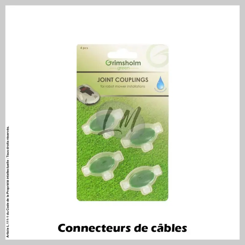 Connecteurs de câbles pour robot tondeuse – Lot de 4 Acheter En Ligne