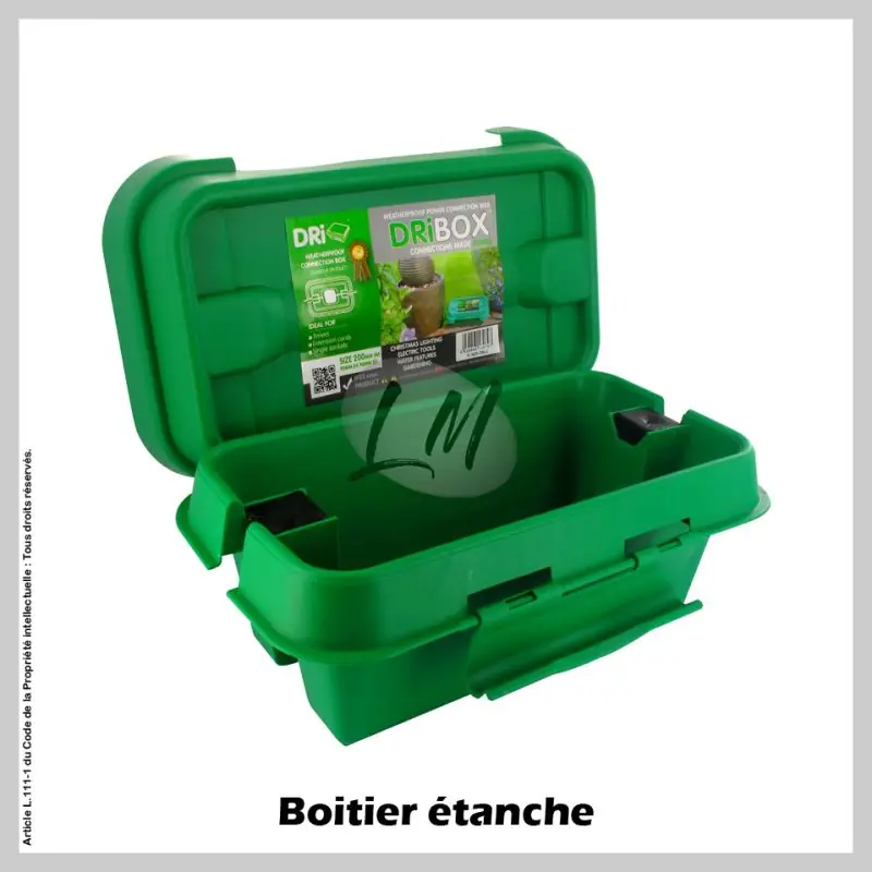 Nouvelle Collection Boitier étanche DRIBOX – Dimensions 200 x 90 x 90 mm