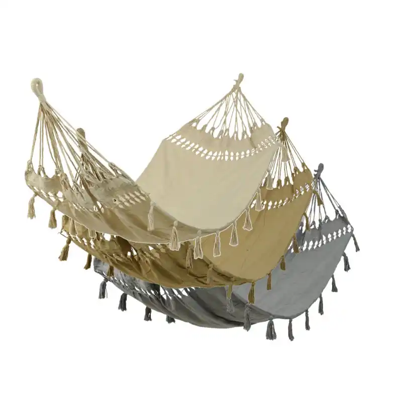 /HAMAC A/POMPONS 100X290CM Produit De Marque