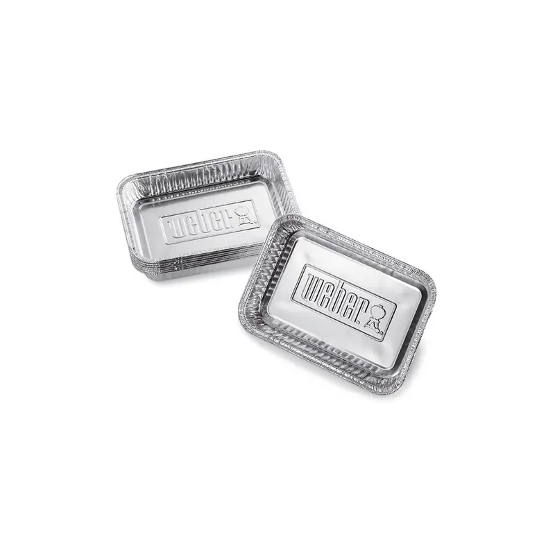 Petit Prix Petites barquettes aluminium 10 pièces pour cuisson et conservation des aliments weber