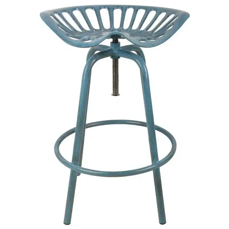 Authentique Chaise Tracteur Bleue Confortable - Idéale pour le Jardin et l‘Agriculture