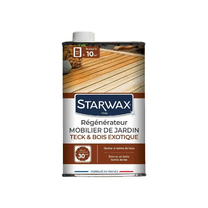 Régénérateur teck et bois exotique 500ml starwax pour un entretien optimal Prix Cassé