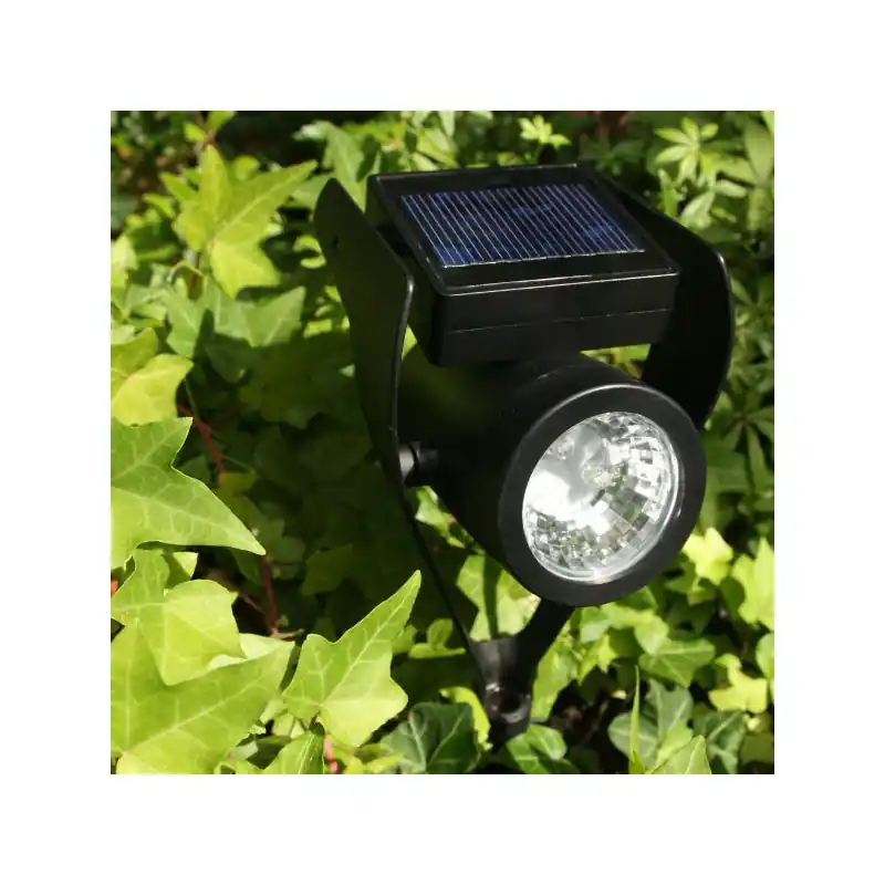 Soldes Power Spot Solaire Medium Noir – Éclairage Écologique et Design