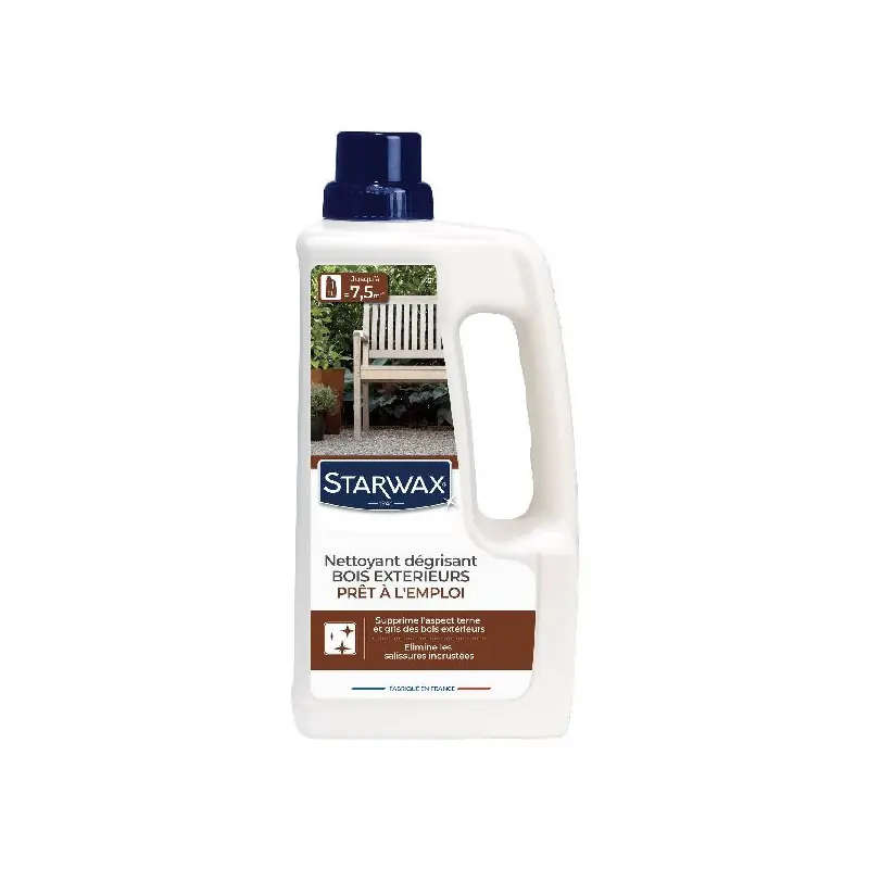 Nettoyant dégrisant bois extérieurs 1l starwax – élimine salissures et redonne éclat Must-Have